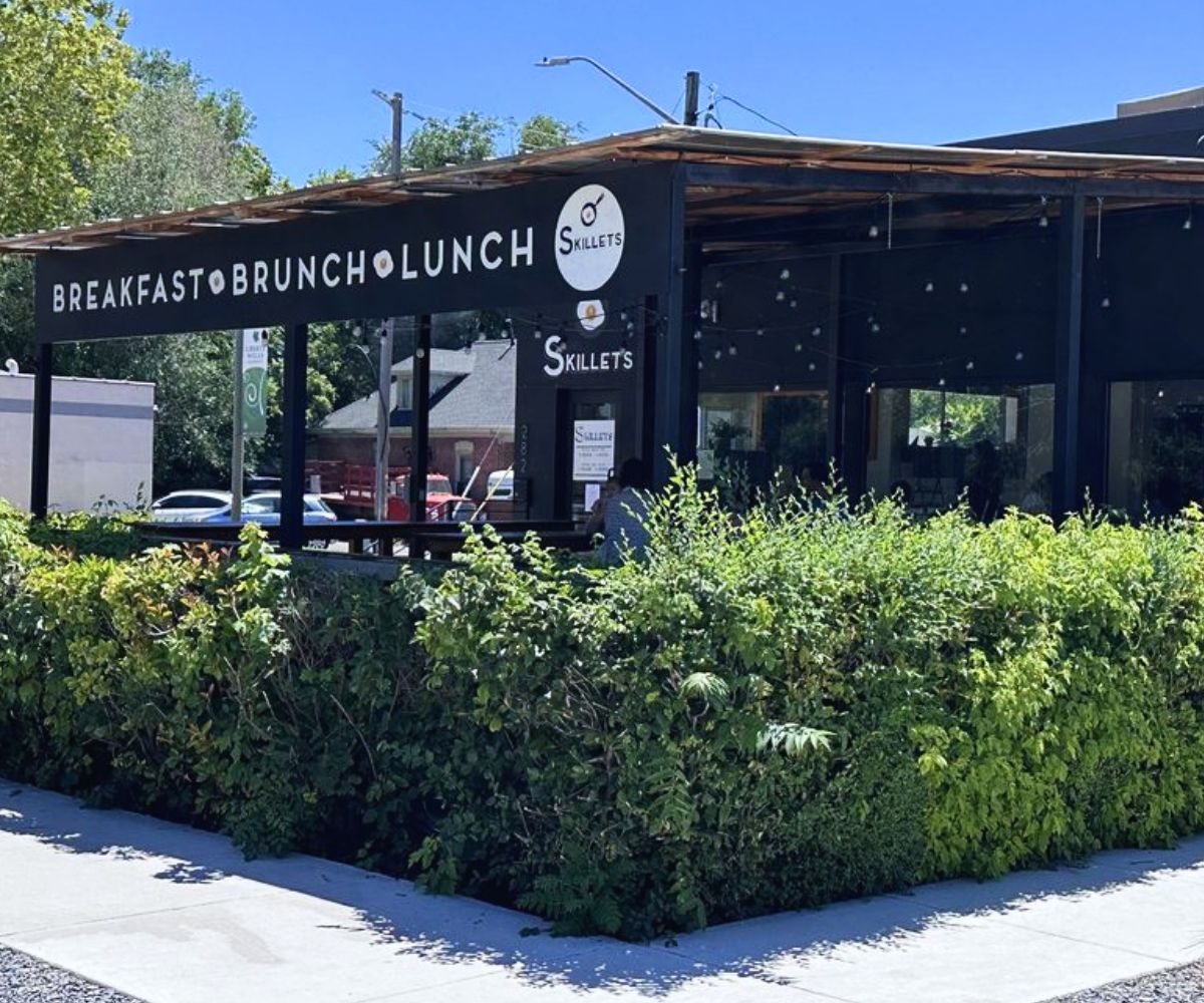 Outside of Skillets in Salt Lake City, Utah