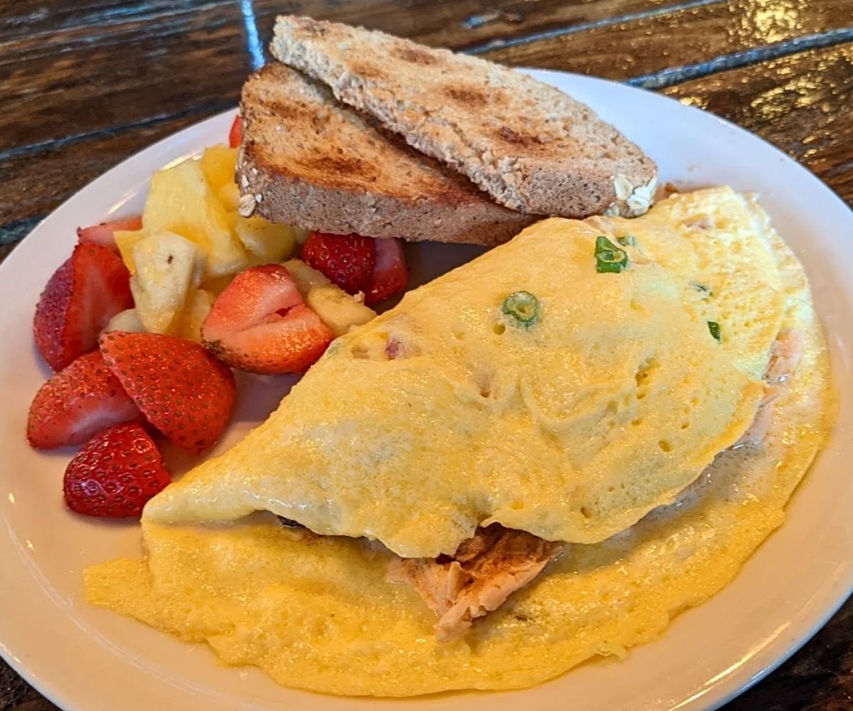 omelette at Josiah's in Sioux Falls, South Dakota