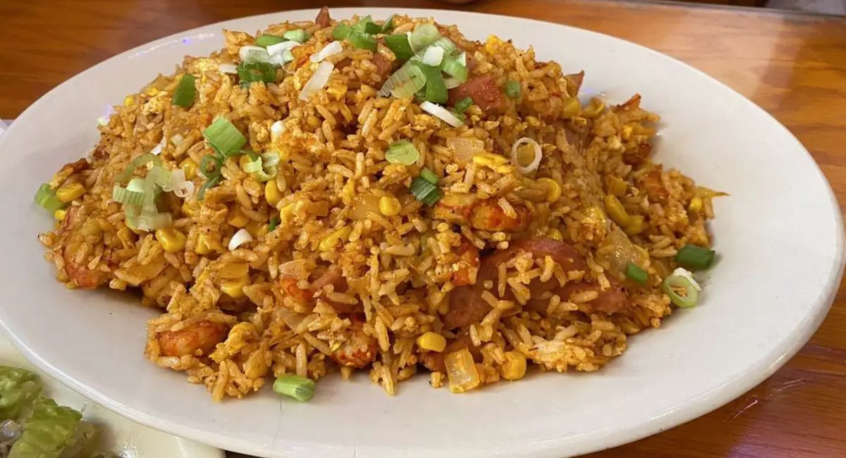 cajun fried rice at cr surf & turf in cedar park texas
