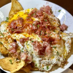 Spanish Broken Eggs at Trigo Cafe in Hialeah, FL