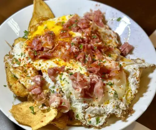 Spanish Broken Eggs at Trigo Cafe in Hialeah, FL