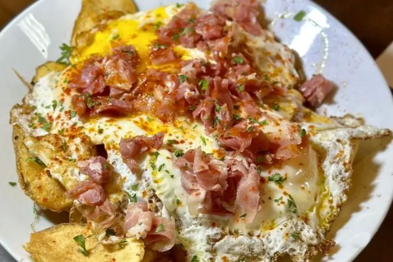 Spanish Broken Eggs at Trigo Cafe in Hialeah, FL
