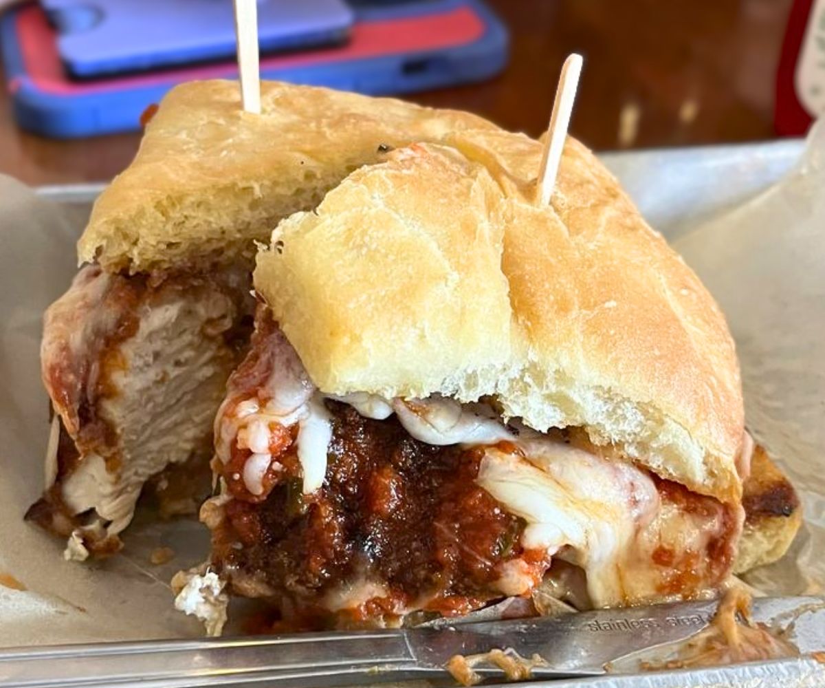 Chicken Parm at Fritz's in New Brunswick, New Jersey