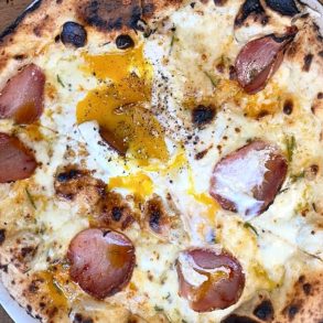 Tenderloin Pizza at Fireflour Pizza in Bismarck, North Dakota