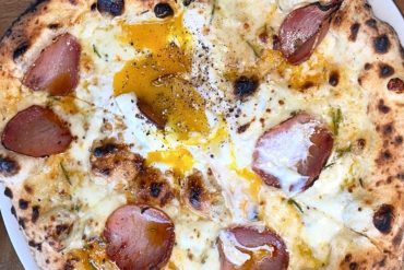 Tenderloin Pizza at Fireflour Pizza in Bismarck, North Dakota