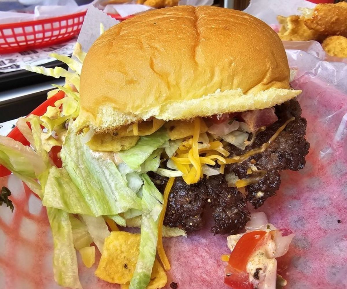 Fiesta Burger at Milkman in Cincinnati, Ohio