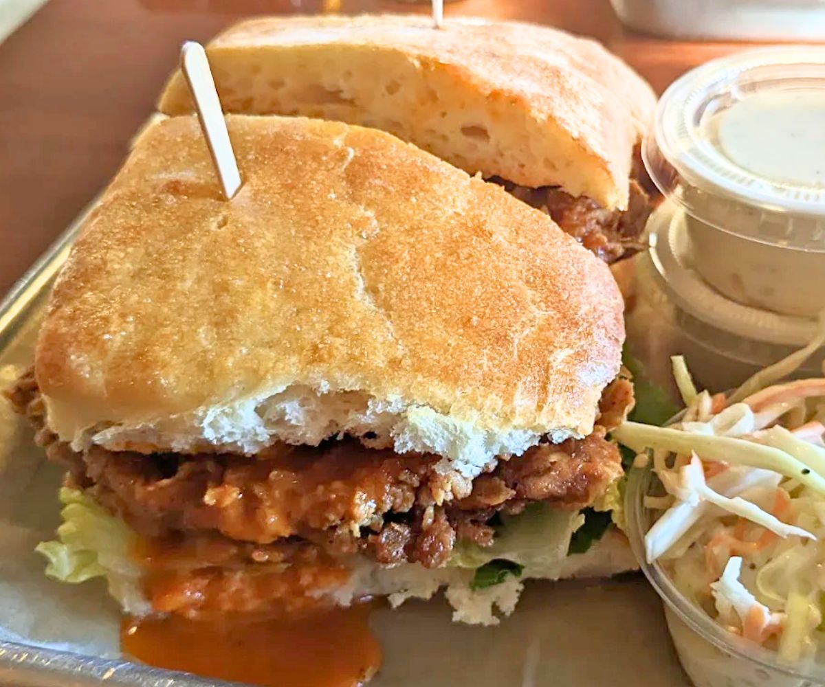 Bufallo Chicken Sandwich at Fritz's in New Brunswick, New Jersey