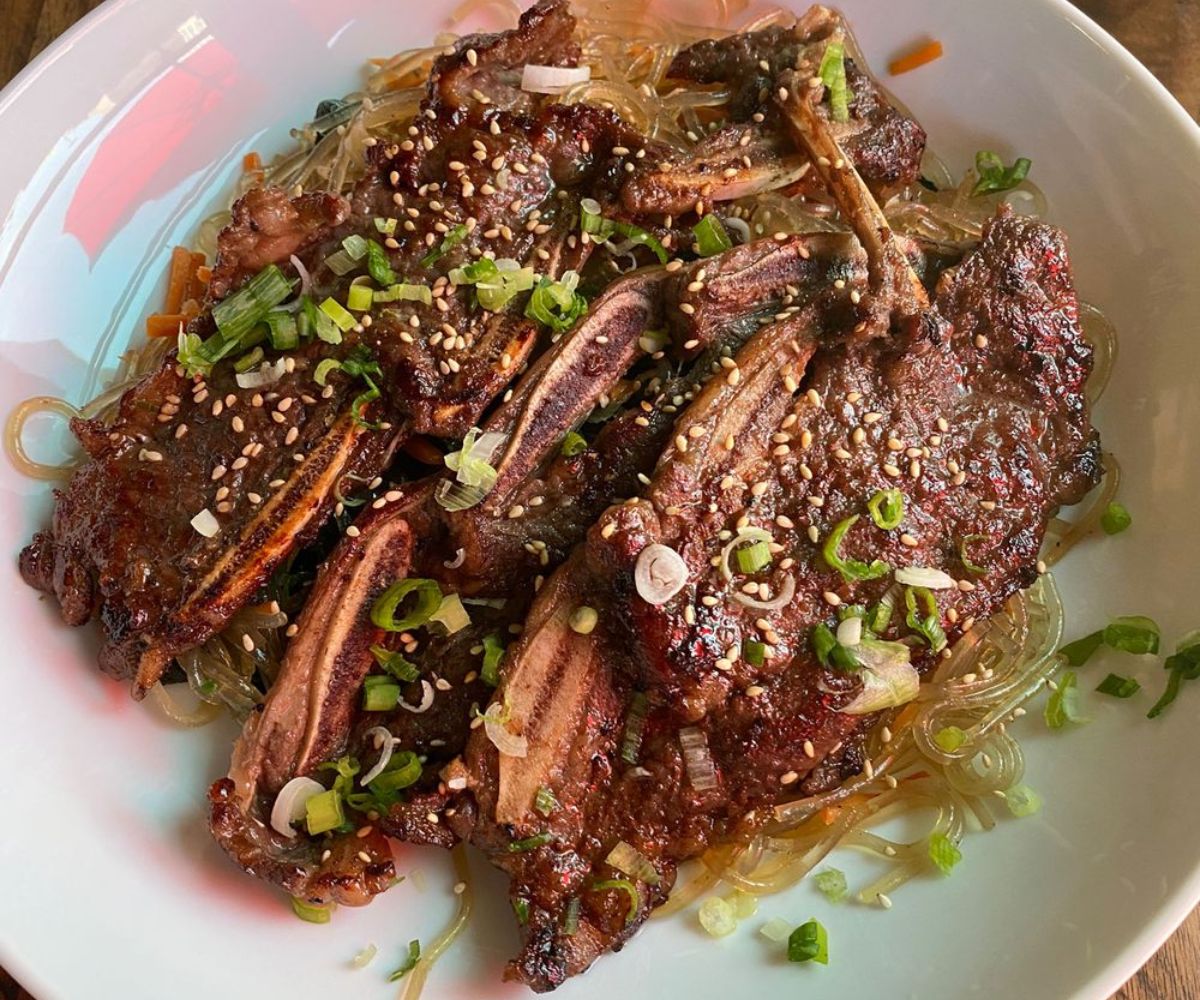 Korean Short Ribs at Cafe uu in Everett, WA