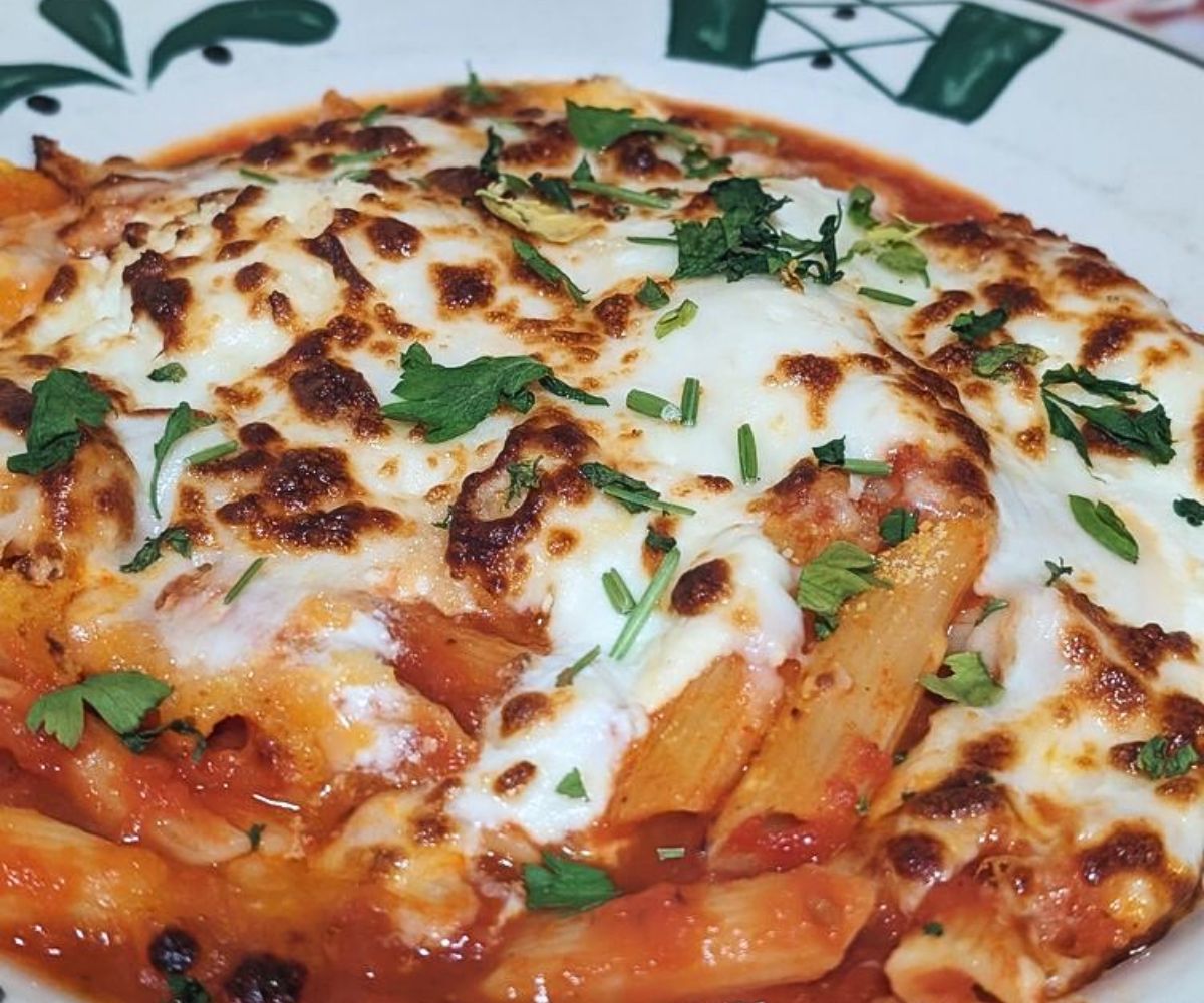 Baked Ziti at Alfredo's Pizza and Pasta in San Bernardino, California