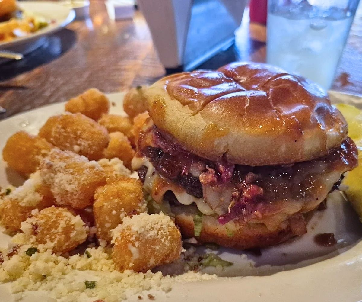 Burger Party In My Mouth! at Baker Street Burgers in Rockford, IL