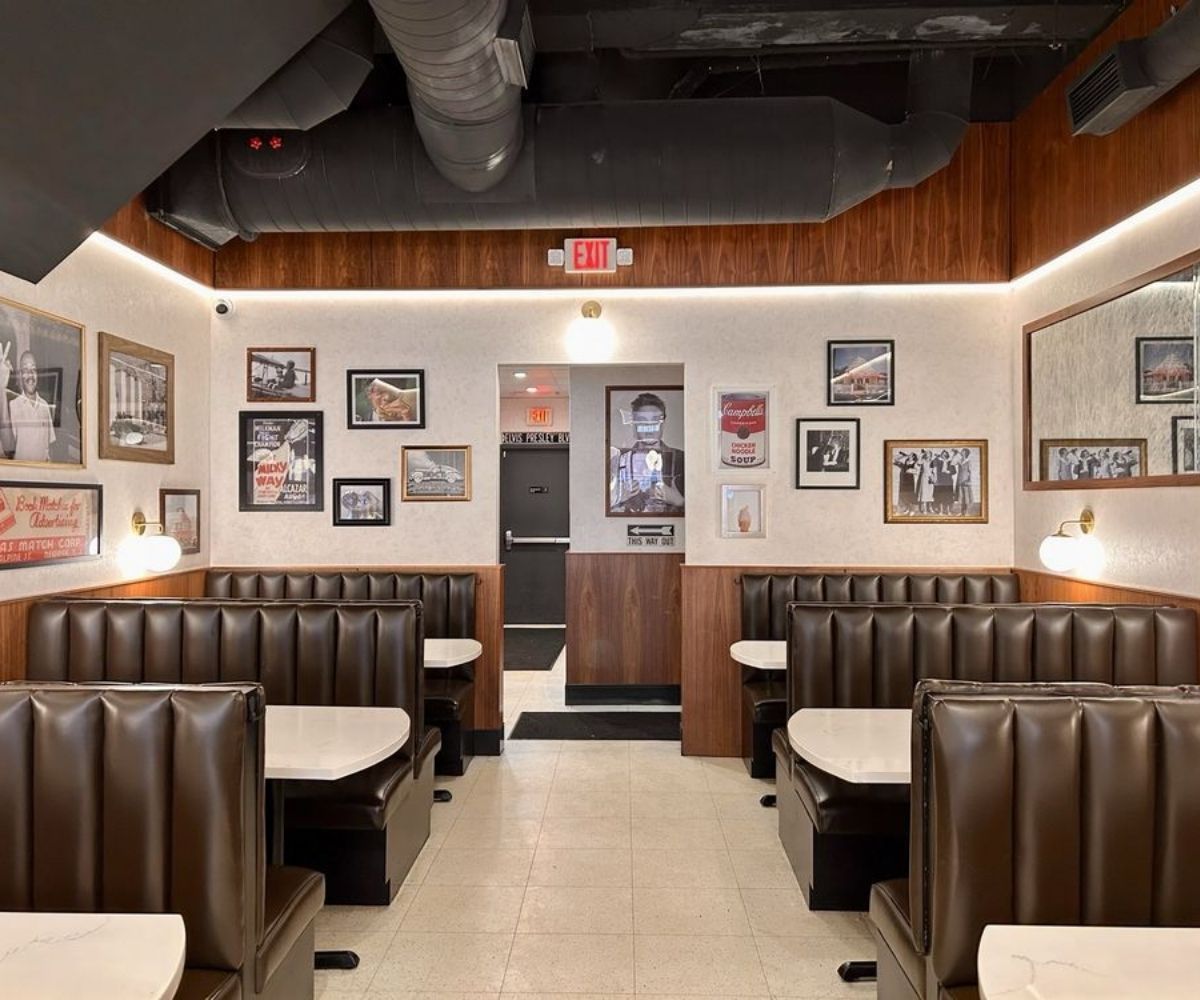 dining area at Milkman in Cincinnati, Ohio