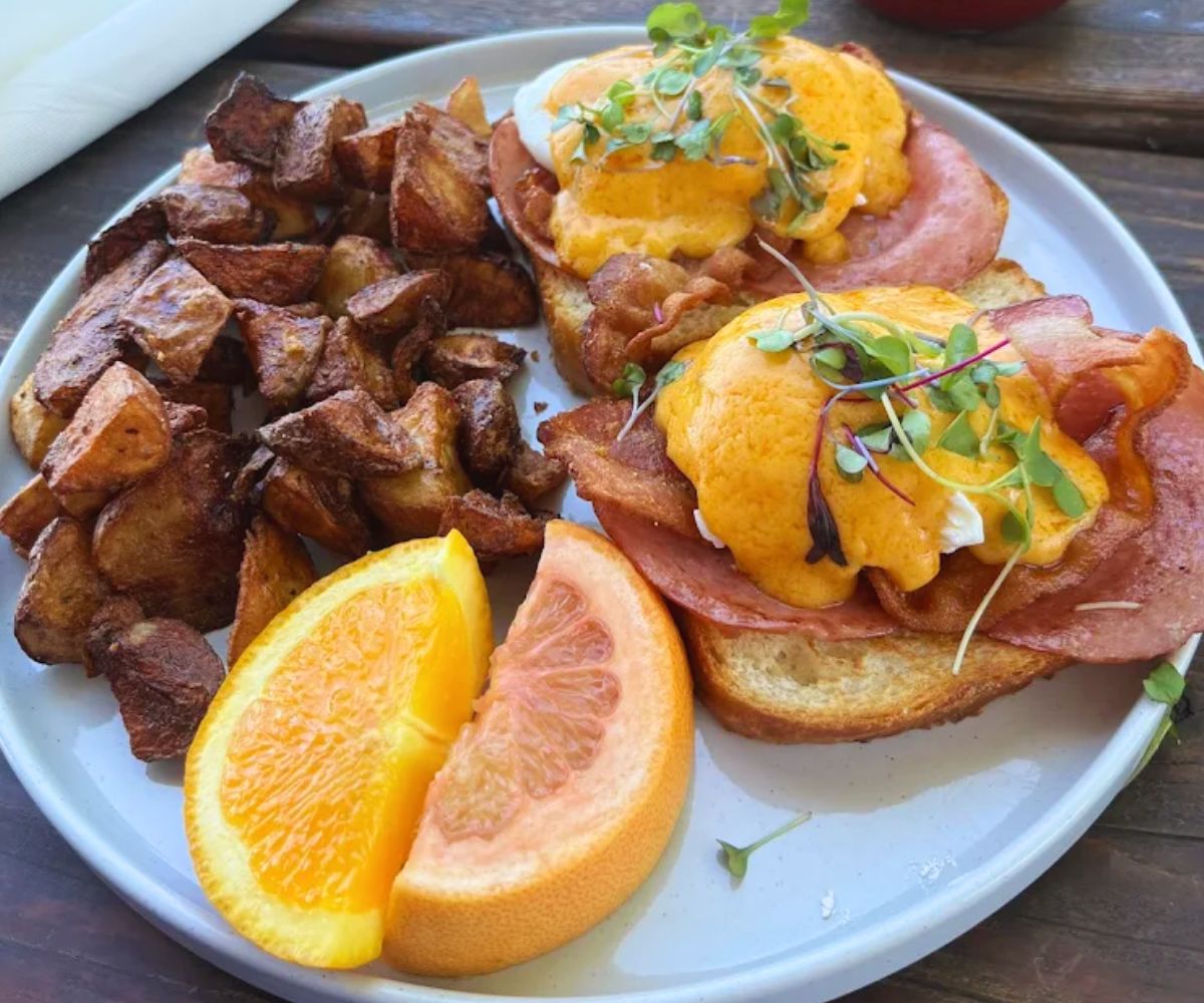 Pork Benedict at Skillets in Salt Lake City, UT