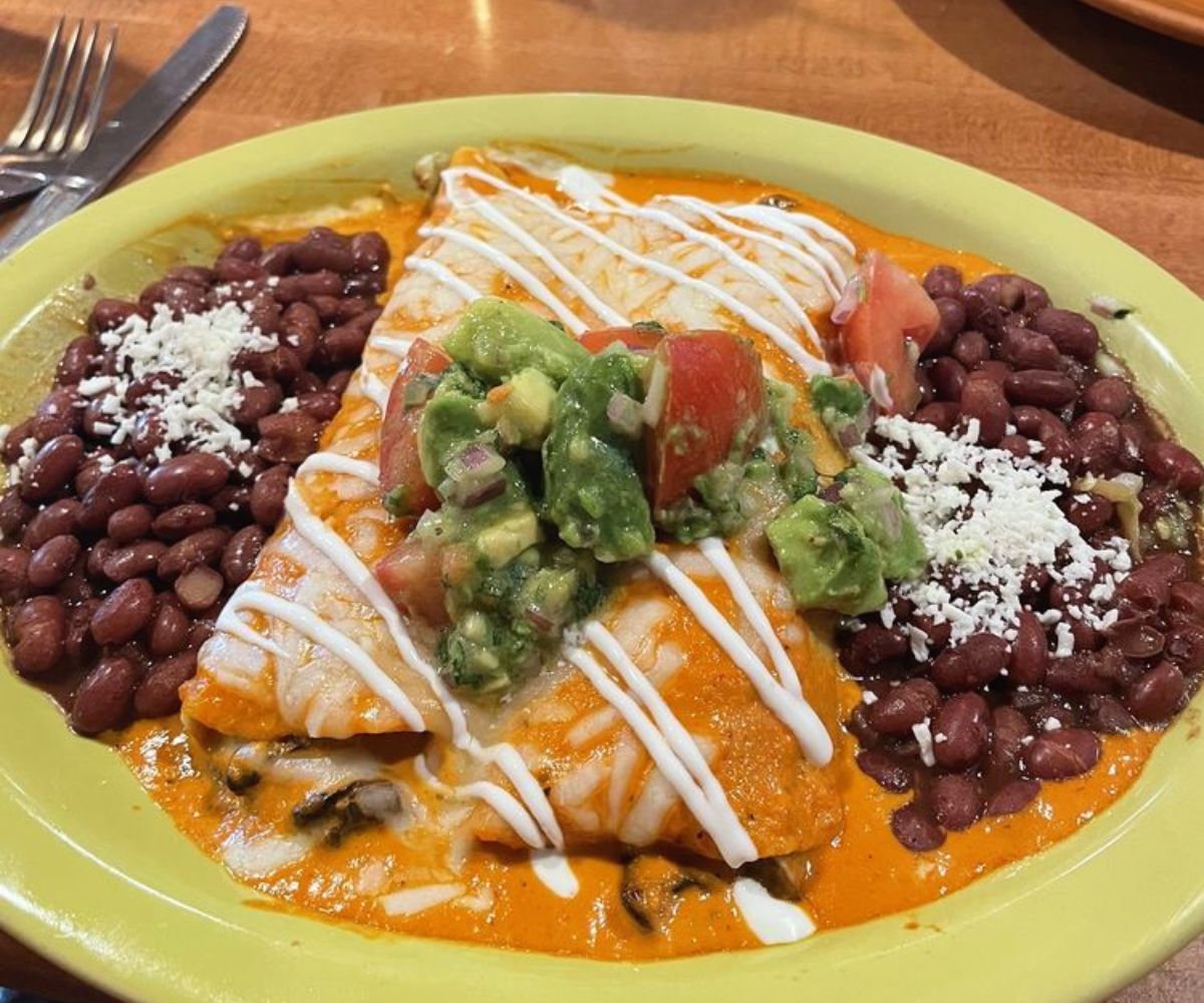 Mushroom Enchiladas at Cocina Madrigal in Phoenix, Arizona