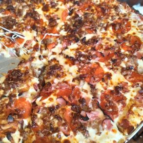 Carnivore Pizza at Foundry Kitchen in Elyria, Ohio