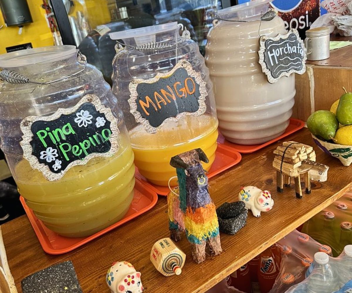 drinks at tacos dona lena in houston texas