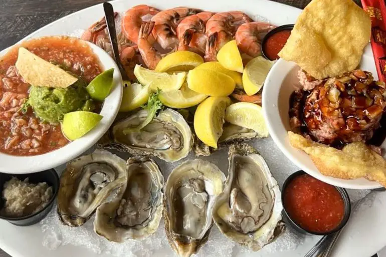 The Seafood Grande appetizer in Bonita Springs, Florida
