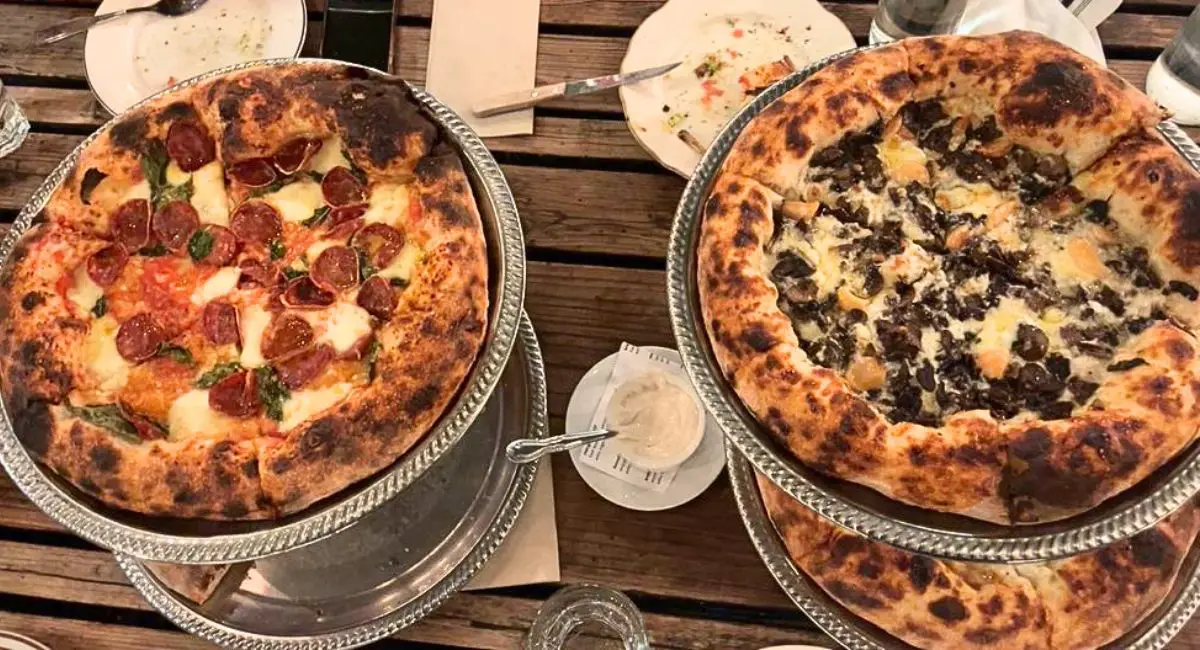 pizzas at Folks Pizzeria in Costa Mesa, CA