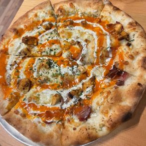 Buffalo Chicken Pizza at Best Pizza & Brew Vista in Vista, California