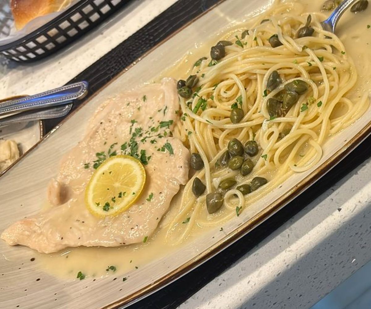 Chicken Picatta at Mio's in Edmond, OK