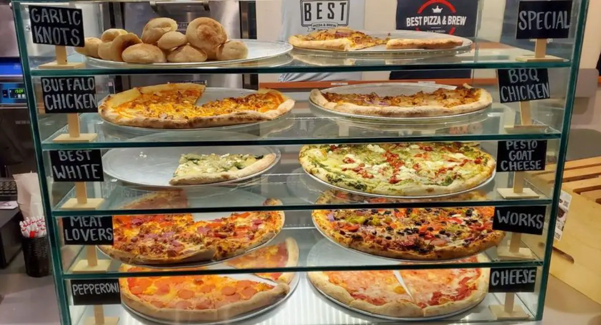 pizzas at Best Pizza & Brew Vista in Vista, CA