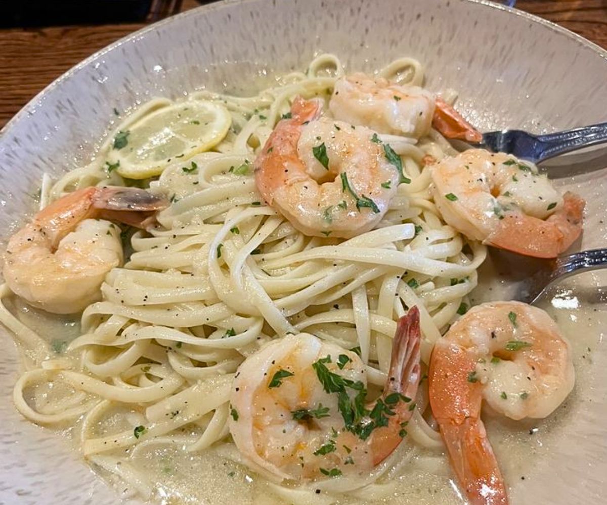 Shrimp Scampi at Mio's in Edmond, Oklahoma
