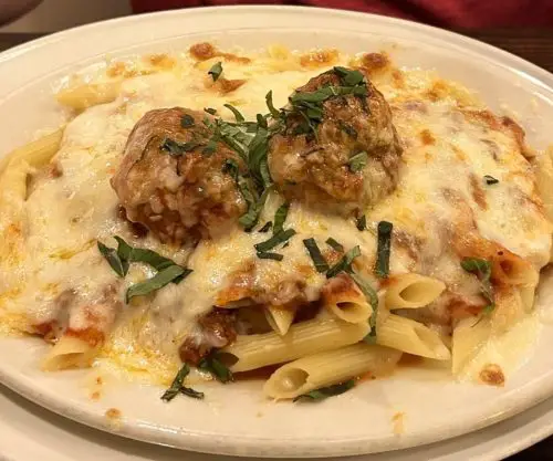 Baked Mostaccioli at Fratelli's Ristorante at St. Charles, MO
