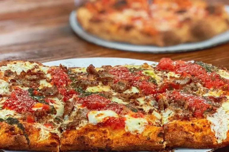 grandma pizza at Geno D's Pizza in Charlotte, NC