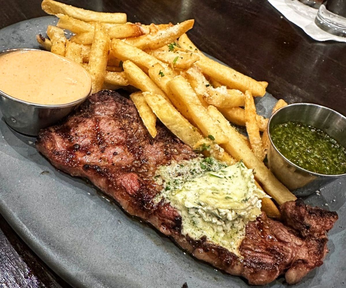 Steak Frites at the Manship Wood Fired Kitchen in Jackson, MS