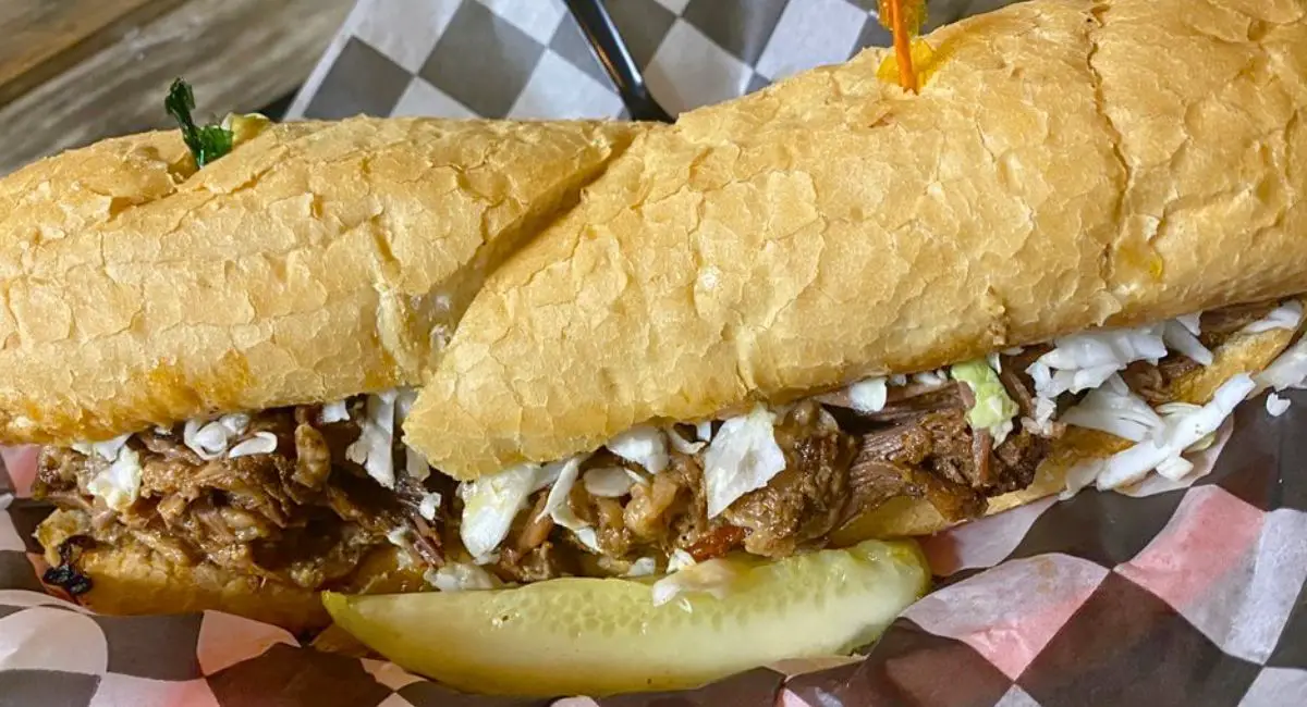 Debris Po'boy at Elwood's in Memphis, TN