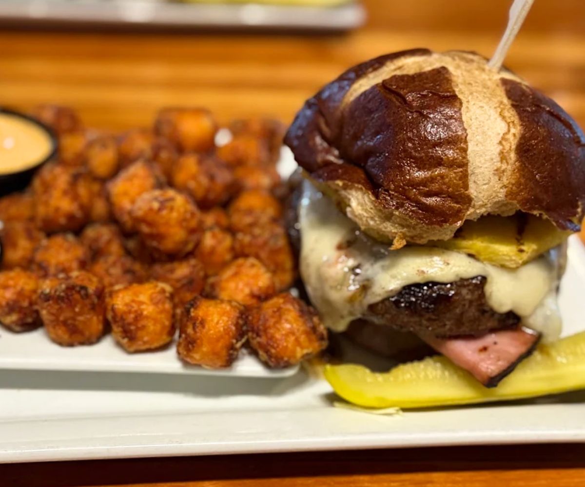 Hawaiian Burger at Rehab Burger Therapy in Scottsdale, Arizona