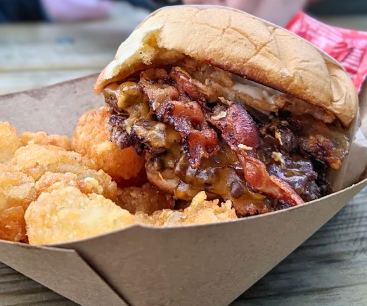 Carolina Burger at Mess Hall in Wilmington, NC