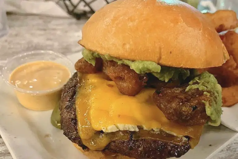 Jalapeno Popper Burger at Rehab Burger Therapy in Scottsdale, Arizona