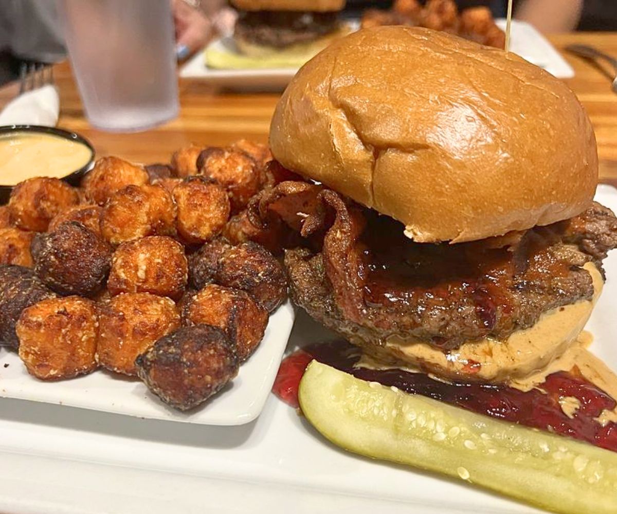 PB&J Burger at Rehab Burger Therapy in Scottsdale, AZ