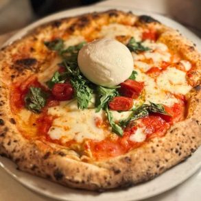 Burrata Pizza at Noto in St. Peters, Missouri