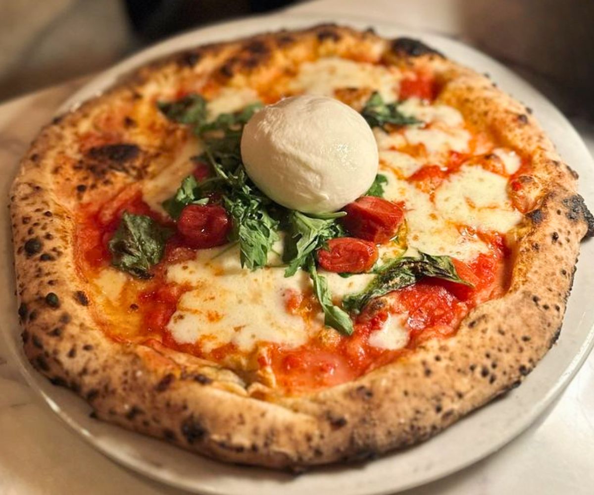 Burrata Pizza at Noto in St. Peters, Missouri