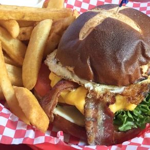 Barnyard Burger at 2 Doors Down in Cheyenne, WY