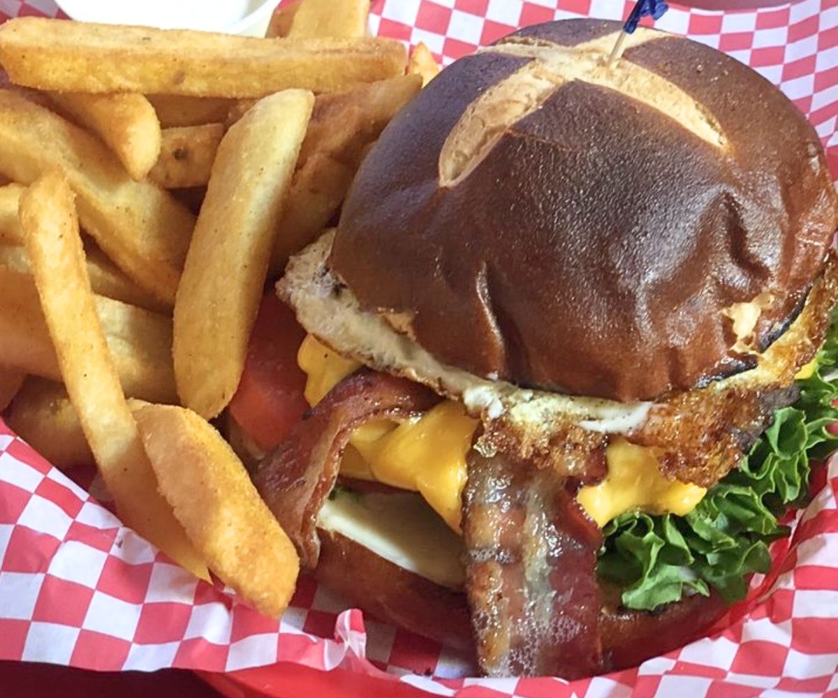 Barnyard Burger at 2 Doors Down in Cheyenne, WY