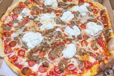 meat pie at ElMar's New York Pizza in Plymouth, MN