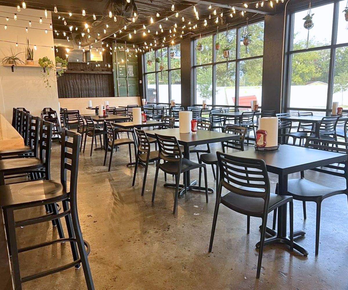 dining area at Mess Hall in Wilmington, NC