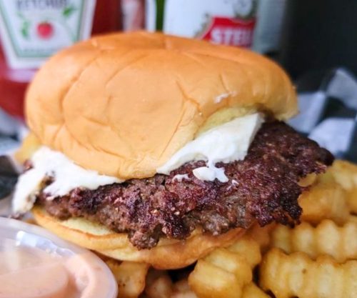 Cobra Kai Burger at Jack Brown's Beer & Burger Joint in Roanoke, Virginia