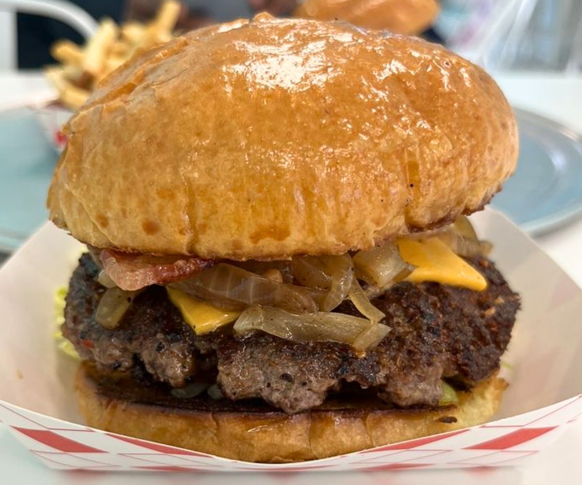 Harmoney Burger at Burgerlicious in Lewisville, Texas