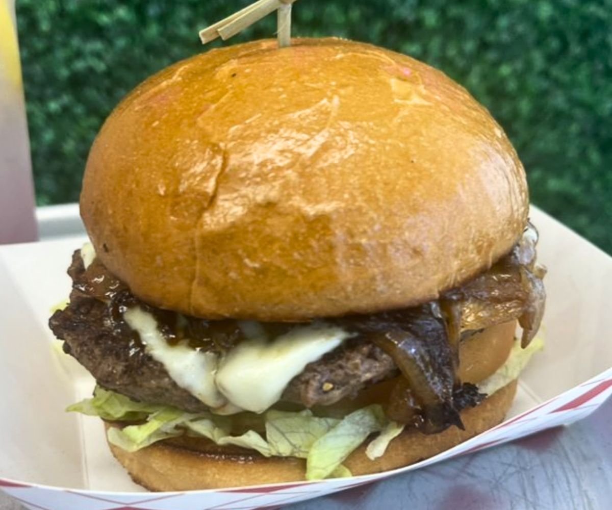 Delicious Burger at Burgerlicious in Lewisville, Texas