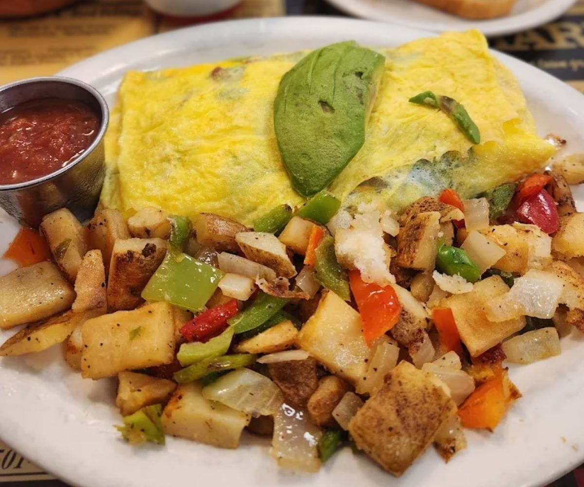 omelet at susan's restaurant in springdale, ak
