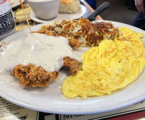 chicken fried chicken at susan's restaurant in