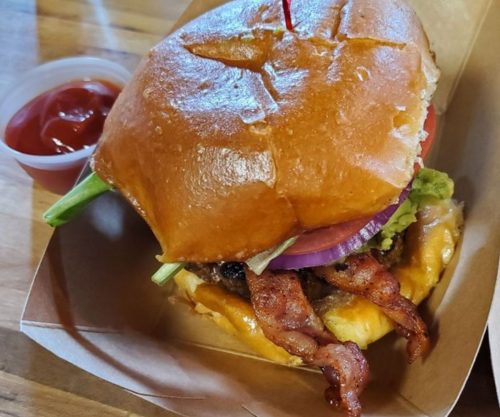 Cali Burger at Tipsy'z in High Point, North Carolina