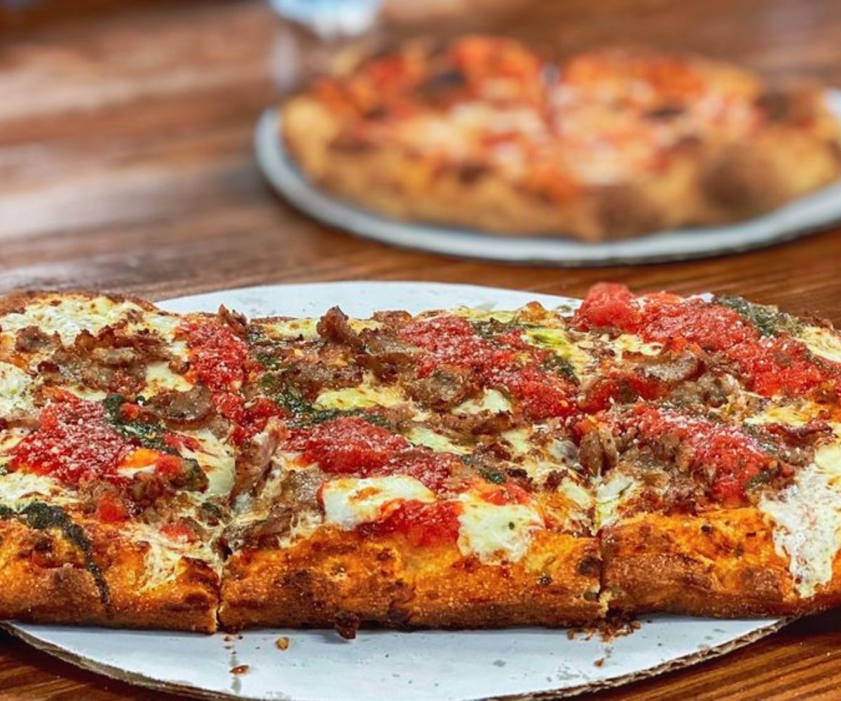 grandma pizza at Geno D's Pizza in Charlotte, NC