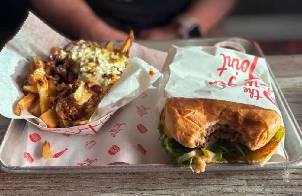 Burger at The Burger Joint in Houston, Texas