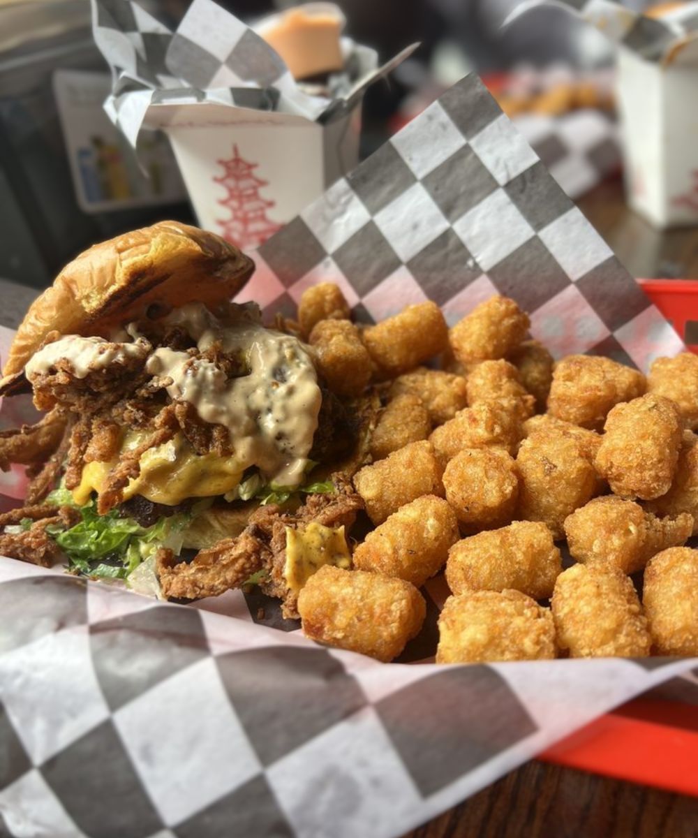 Big Jack Burger at Jack Brown's Beer & Burger Joint in Charlotte, NC