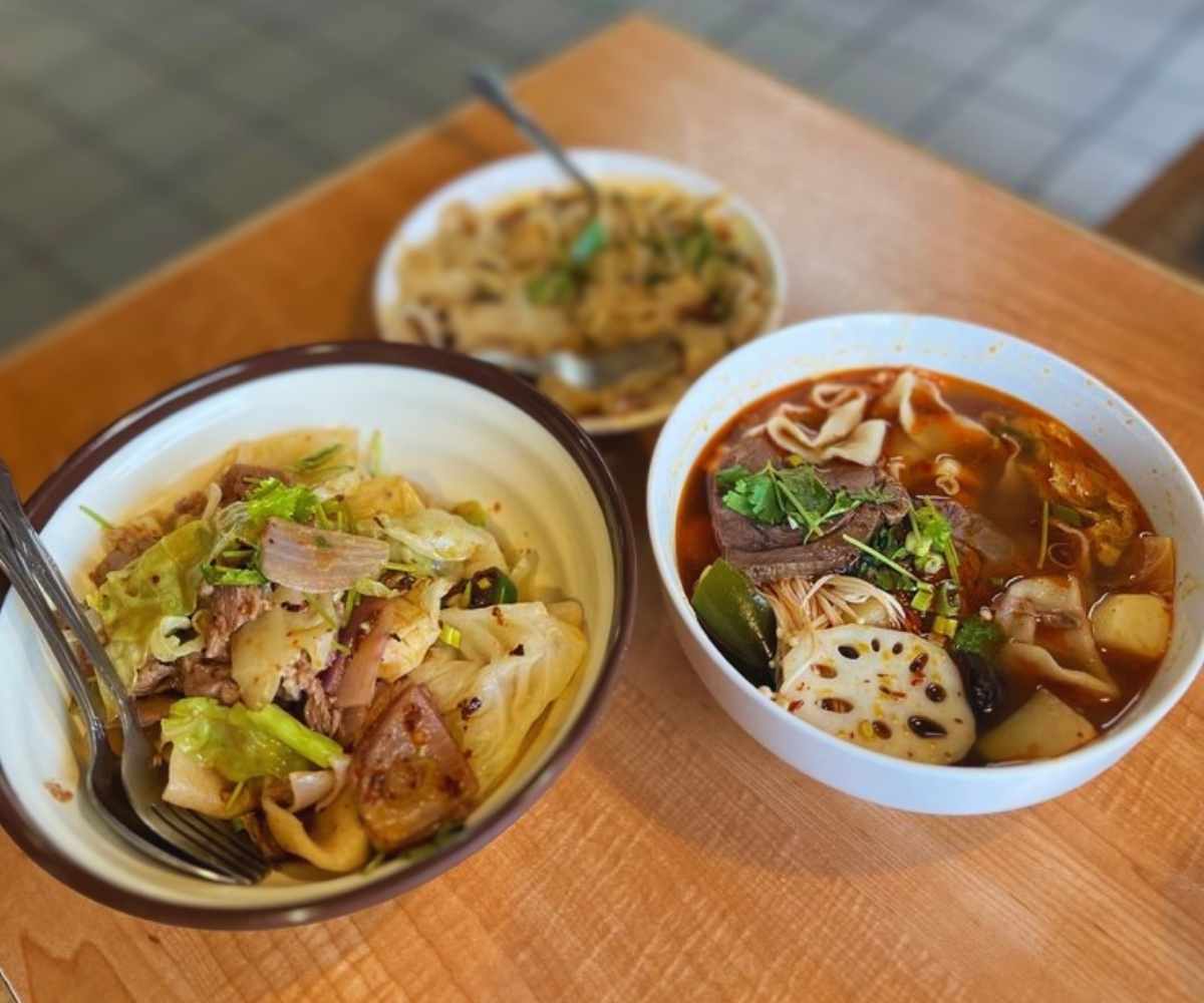 noodles at wild ginger in Alameda California