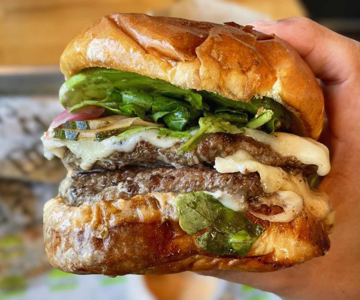 happy hippie burger at calikids burgers n shakes in Livermore CA